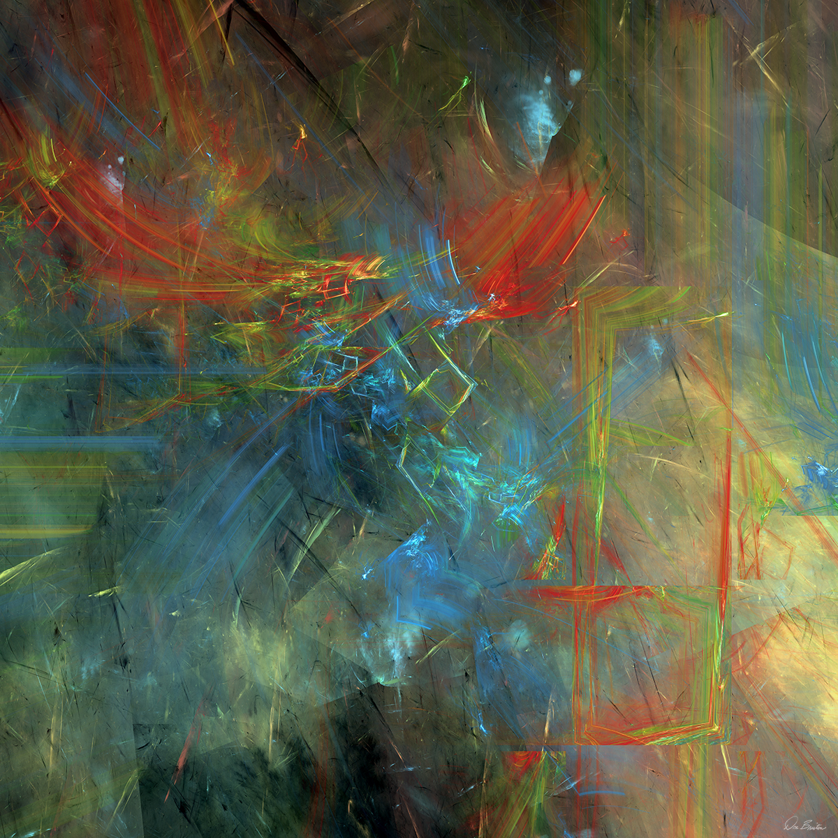 New Fractal Works Inspired by Paintings by Joe Hopps